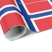 Noorse vlag cadeaupapier (Rol Hoek)