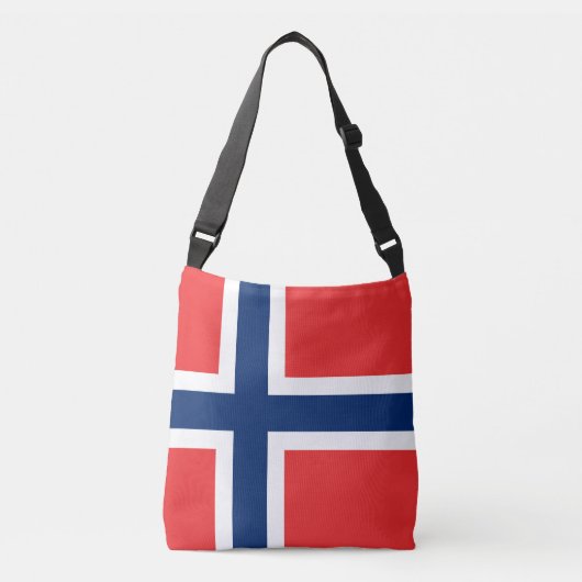 Noorse vlag crossbody tas (Voorkant)