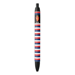 Noorse Vlag Cute Patriotic Zwarte Inkt Pen