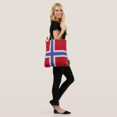 Noorse vlag draagtas (Op model)