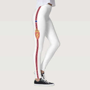 Noorse vlag en wapenschild leggings