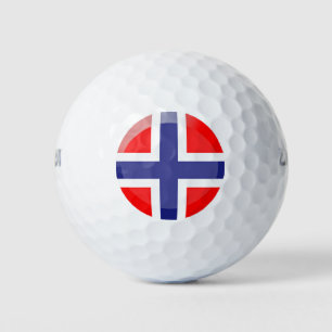 Noorse vlag golfballen