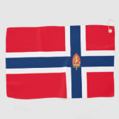 Noorse vlag golfhanddoek (Horizontaal)