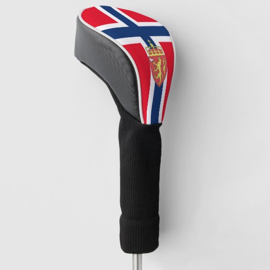 Noorse vlag golfheadcover (Schuin)