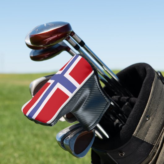 Noorse vlag golfheadcover (Insitu)