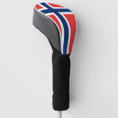 Noorse vlag golfheadcover (Schuin)