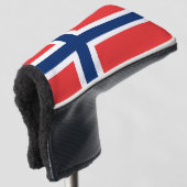 Noorse vlag golfheadcover (3/4 voorkant)