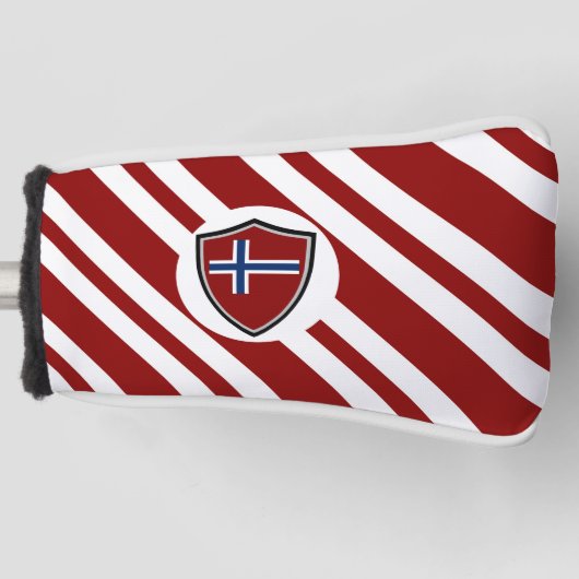 Noorse vlag golfheadcover (Voorkant)
