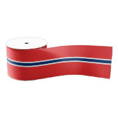 Noorse vlag grosgrain lint (Spoel)