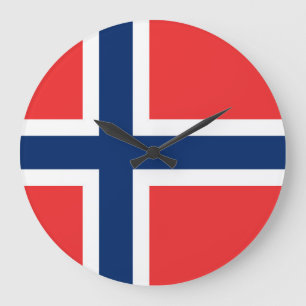 Noorse vlag grote klok