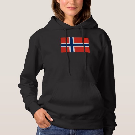 Noorse vlag hoodie (Voorkant)