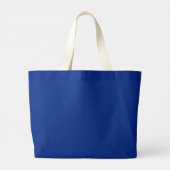 Noorse vlag in rood en blauw grote tote bag (Achterkant)