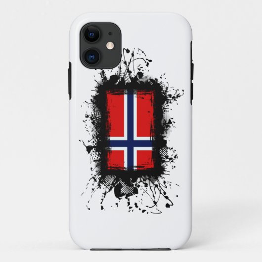 Noorse vlag iPhone 5 Hoesje (Achterkant)