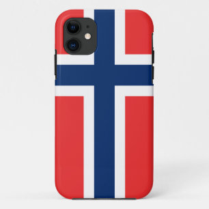 Noorse vlag iPhone hoesje Noorwegen ontwerp