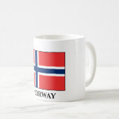Noorse vlag koffiemok (Voorkant rechts)