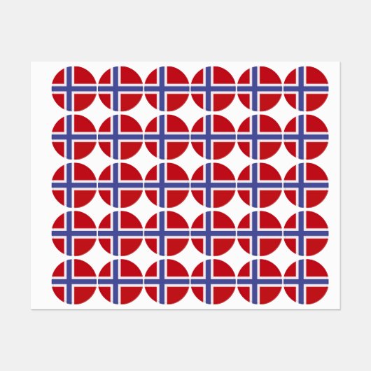 Noorse vlag labels (Vel)