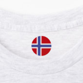Noorse vlag labels (Aangebracht)