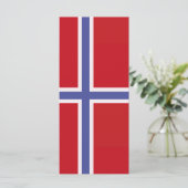 Noorse vlag menu (Staand voorkant)