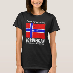 Noorse vlag Noorden Noorwegen T-shirt