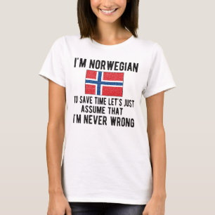 Noorse vlag Noorse vlag T-shirt