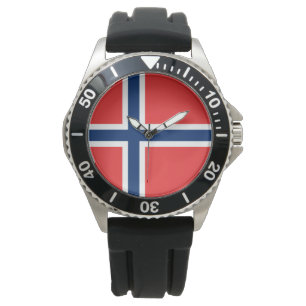 Noorse vlag (Noorwegen) Horloge