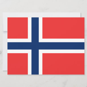 Noorse vlag (Noorwegen) Kaart
