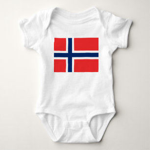 Noorse vlag (Noorwegen) Romper