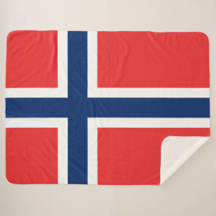 Noorse vlag (Noorwegen) Sherpa Deken