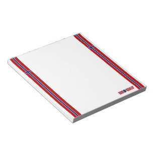 Noorse vlag notitieblok