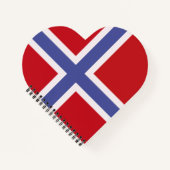 Noorse vlag notitieboek (Voorkant)