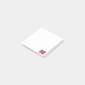 Noorse vlag Patriottisch Post-it® Notes (Schuin)