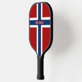 Noorse vlag pickleball paddle (Links)