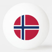 Noorse vlag pingpongballen (Achterkant)