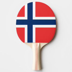 Noorse vlag pingpongpeddel voor tafeltennis tafeltennisbatje