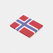 Noorse vlag post-it® notes (Schuin)