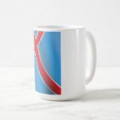 Noorse vlag reisposter koffiemok (Voorkant rechts)