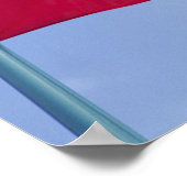 Noorse vlag RF) Poster (Hoek)