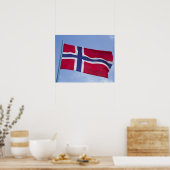 Noorse vlag RF) Poster (Keuken)