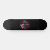 Noorse vlag skateboard (Horizontaal)