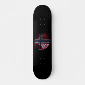 Noorse vlag skateboard (Voorkant)