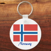 Noorse vlag sleutelhanger (Voorkant)