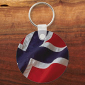 Noorse vlag sleutelhanger (Voorkant)