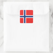 Noorse vlag Sticker (Tas)