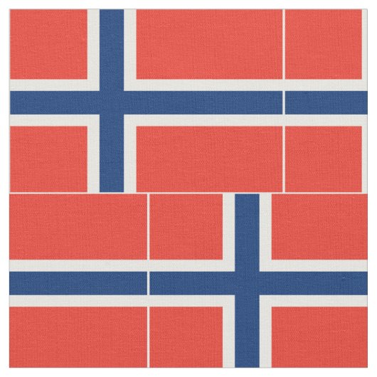 Noorse vlag stof (Close Up)