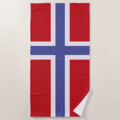 Noorse vlag strandlaken (Voorkant)