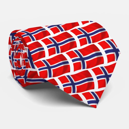 Noorse Vlag Stropdas (Opgerold)