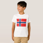 Noorse vlag t-shirt (Voorkant volledig)