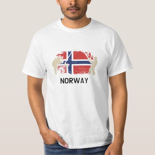 Noorse vlag t-shirt (Voorkant)