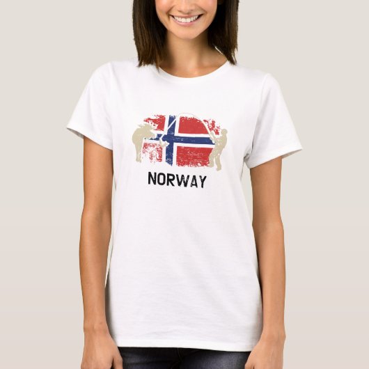 Noorse vlag t-shirt (Voorkant)