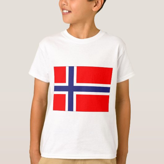 Noorse vlag t-shirt (Voorkant)